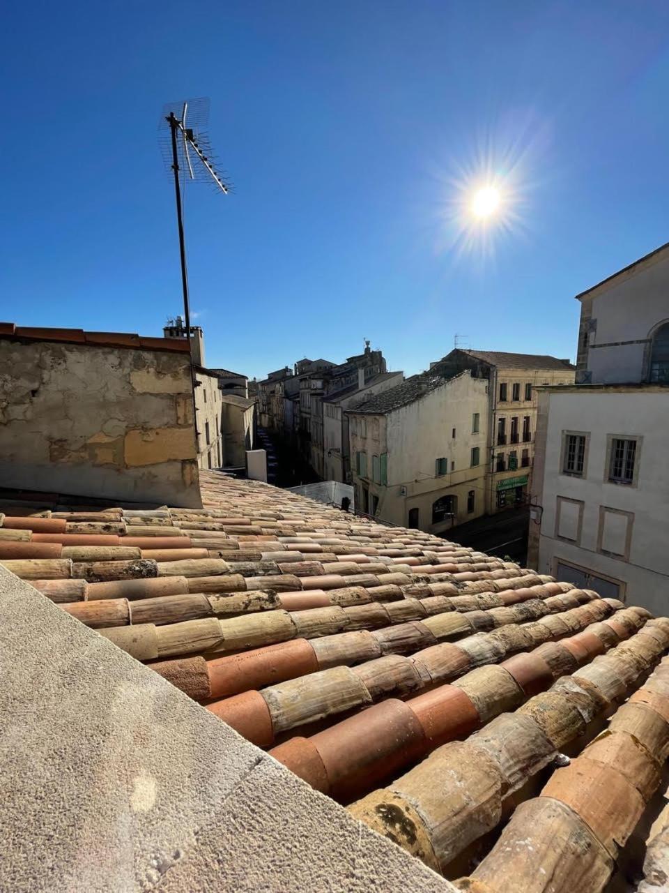 L'Escale - Clim, Terrasse Apartment Arles Bagian luar foto