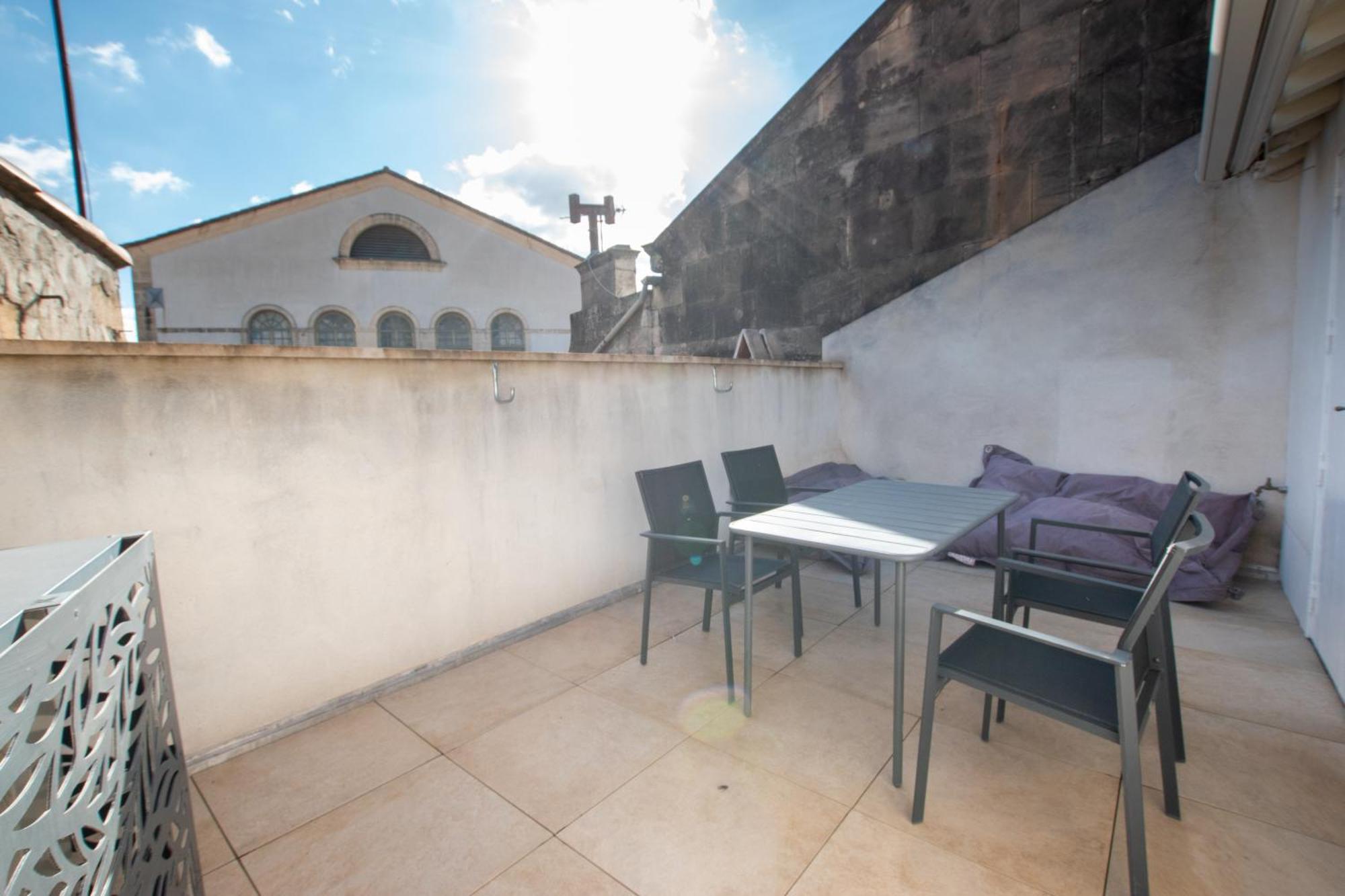 L'Escale - Clim, Terrasse Apartment Arles Bagian luar foto